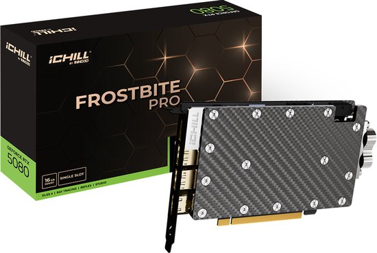 NVIDIA GeForce RTX 5080 16GB GDDR7 (watergekoeld) – PCIe 5.0