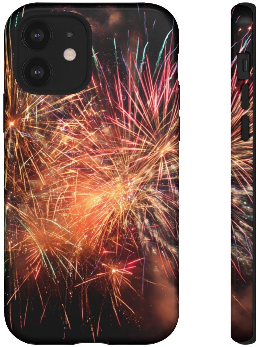Kleurrijk Vuurwerk Spektakel – Telefoonhoesje Geschikt voor iPhone 12
