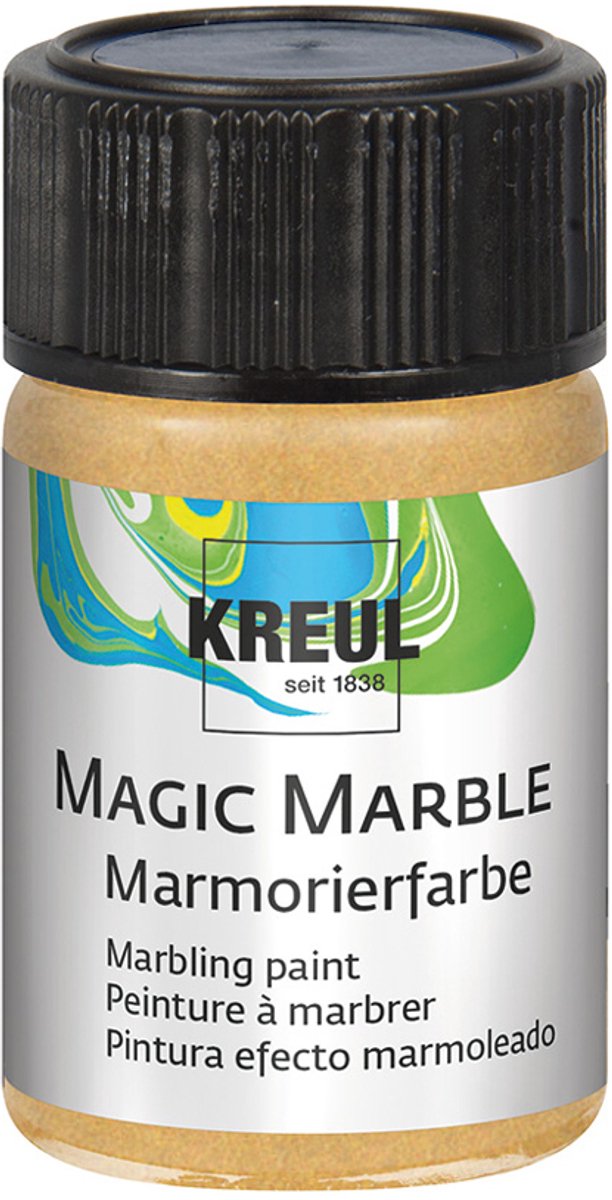 KREUL marmerverf Magic Marble, zilver, 20 ml
