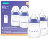 Lansinoh Drinkfles & NaturalWave Speen 160 ml 2 stuks