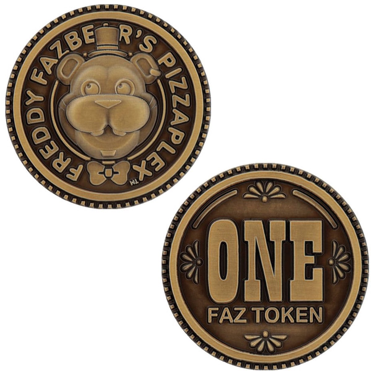 FaNaTtik Five Nights at Freddy´s Collectable Coin One Faz Token Limited Edition Coins