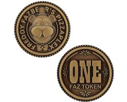 FaNaTtik Five Nights at Freddy´s Collectable Coin One Faz Token Limited Edition Coins