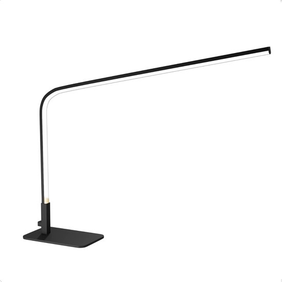 GoudenGracht Lampe de Bureau Scandinave - Lampe de Bureau Led - Dimmable - Noir Mightnight