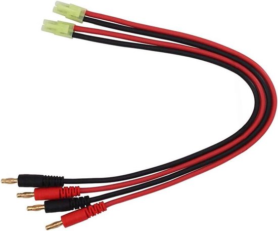 Adaptateur 2 XT90 mâle vers XT90 femelle / cable série