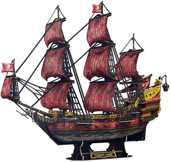 Cubic Fun - 3D-puzzel - Queen Anne’s Revenge - 391 stukjes