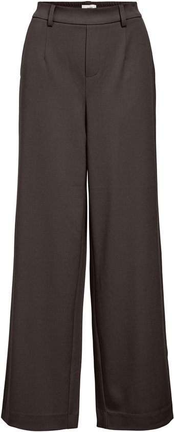 Object Objlisa Wide Pant Broeken Dames - Bruin - Maat 38