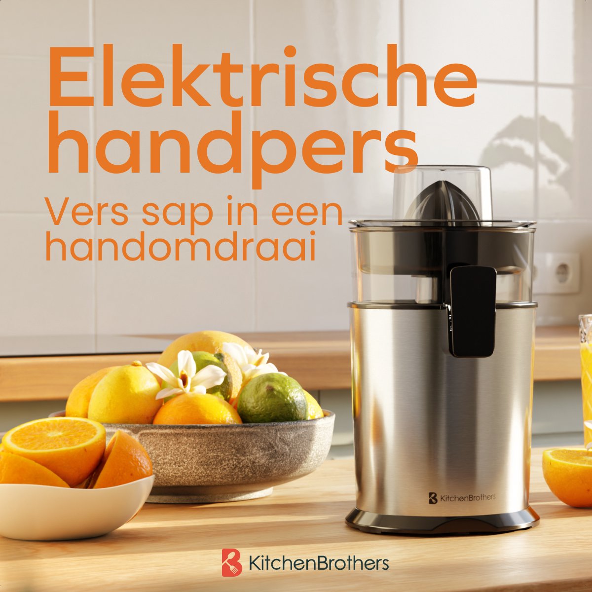 KitchenBrothers - Handmatige Citruspers thumbnail 2