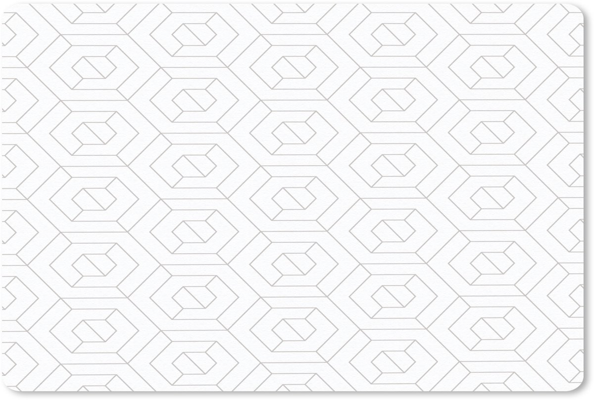 Muismat 27x18 cm - Mousepad Grafisch - Patroon - Modern - Muismatten