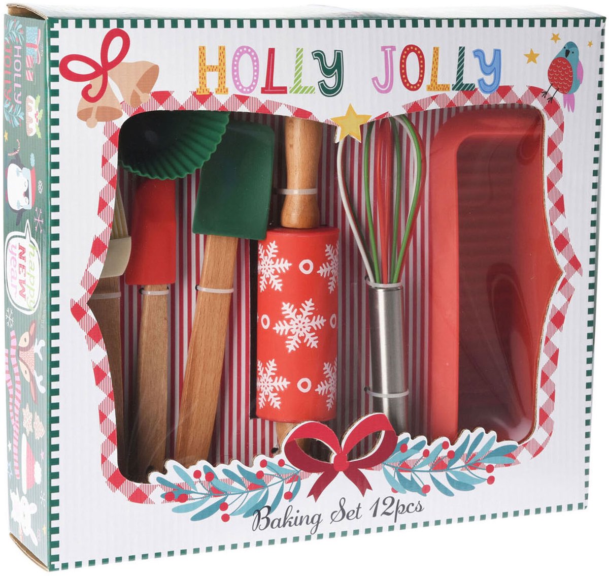 Koopman Kerst Bakset - 12 stuks, Multi