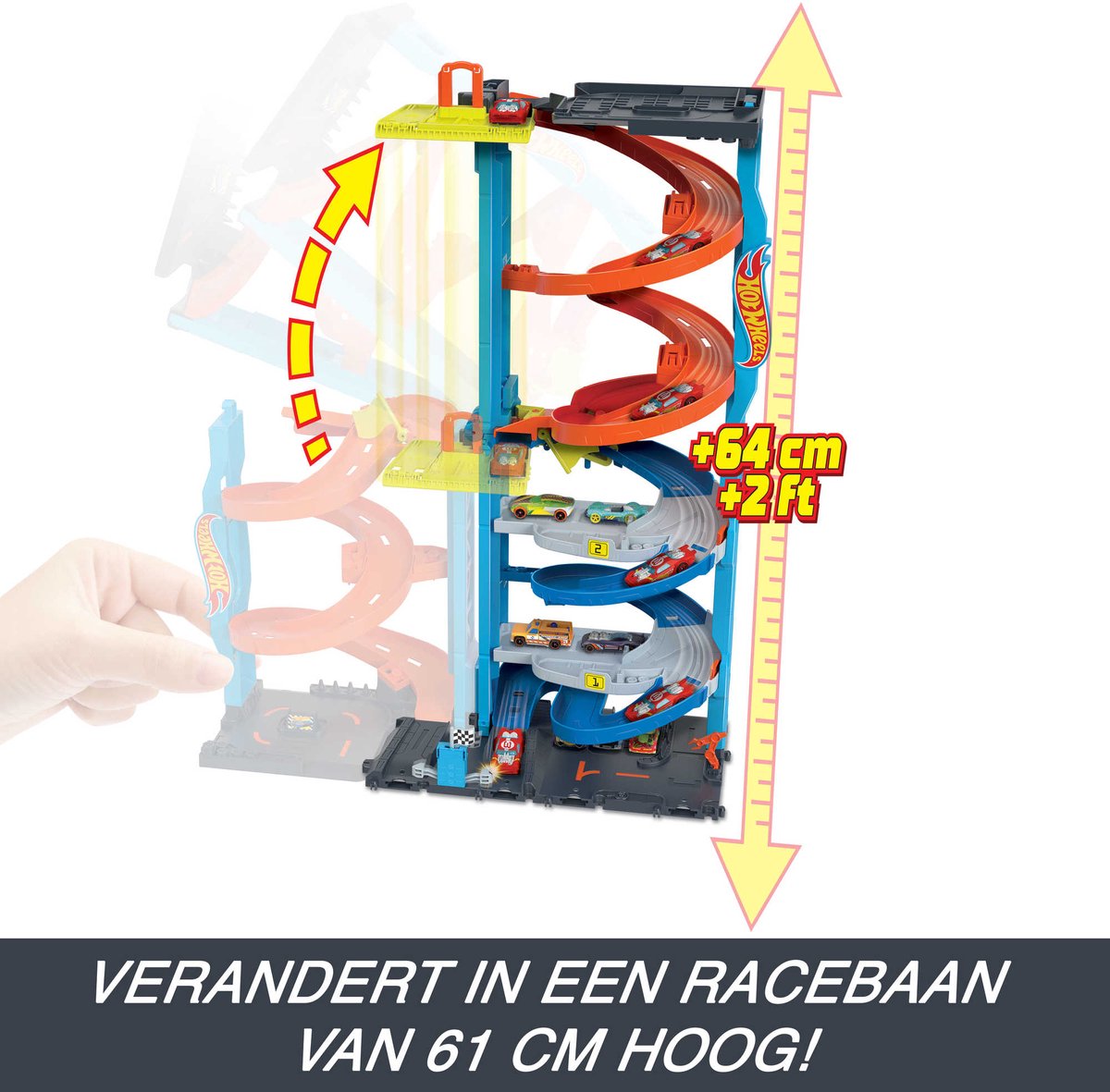 Hot Wheels City Transformerende Racetoren - Racebaan — afbeelding 7