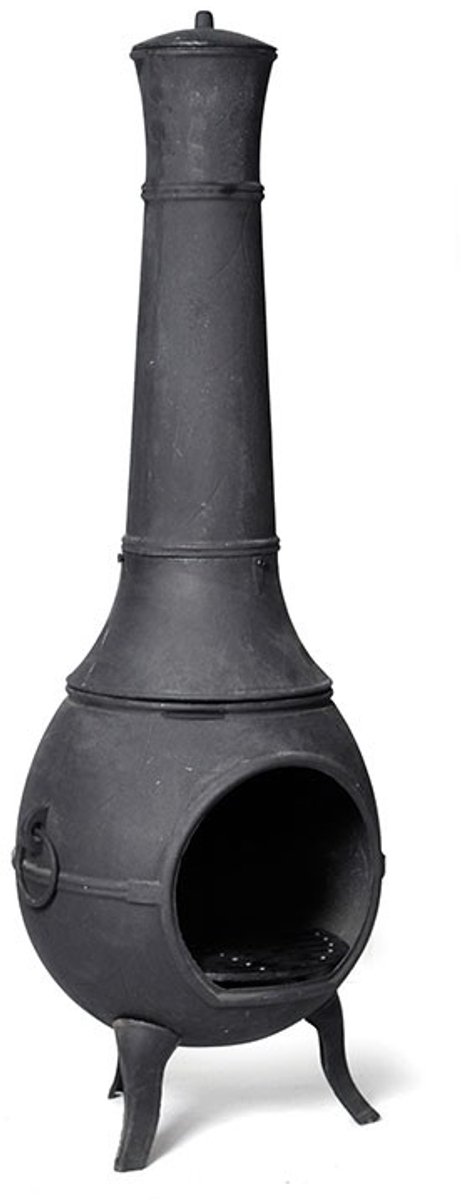 Buitengewoon de boet - Gietijzeren Buitenhaard Rond diameter50x124