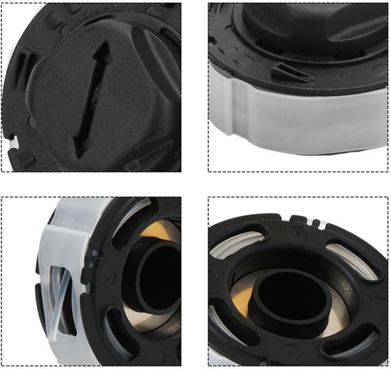 EXCITAT Spoeltjes - Trimmerspoelen - Accessoires voor grasmaaiers - Geschikt voor C3-2 vervangende spoelen voor Stihl FSA 57 - vervangt 4009 710 4305 4009 710 4306 - 3 pack van EXCITAT — afbeelding 2