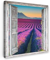 Frame hout, frame houten frame voor canvas schilderij foto bieden doe-het- zelf muur fotolijst poster frame (kleur: 40 x 40 cm
