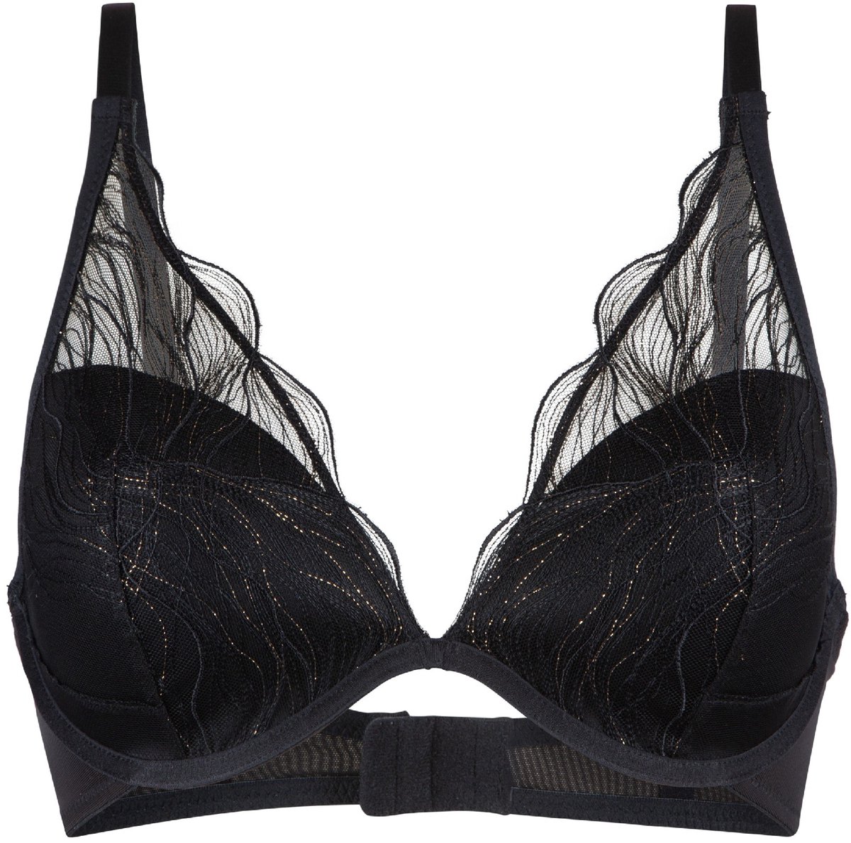 LingaDore Triangel BH Voorgevormd Zwart