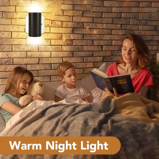 RFWR® Nachtlampje met Schemeringssensor - Dimbaar 0-100 Lumen en Warm Wit Licht voor Kinderen en Volwassenen van RFWR — afbeelding 3
