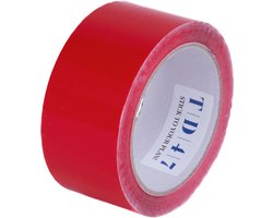 TD47 Verpakkingstape PP low noise 50mm x 66m Rood