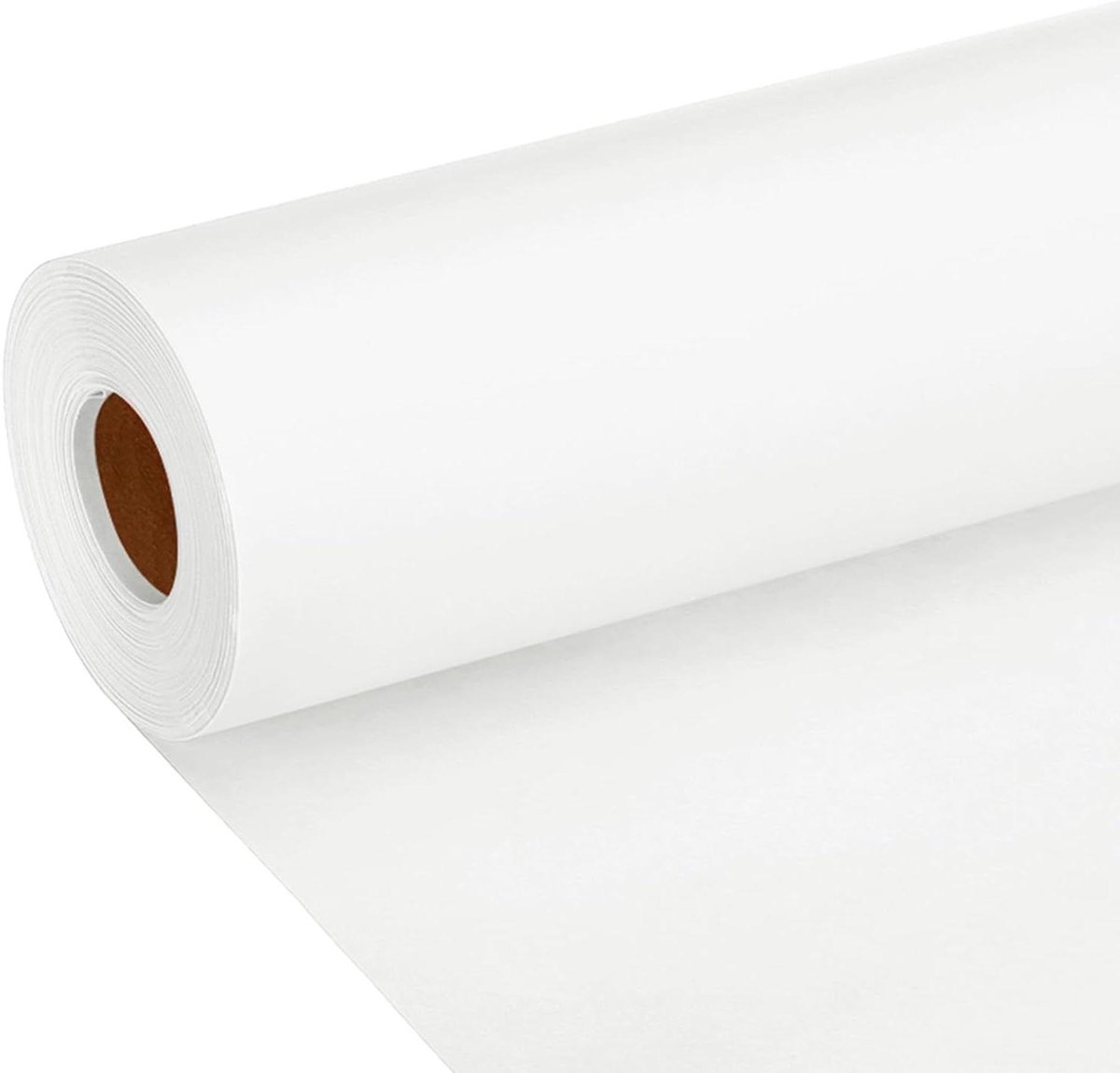 Allecto Plus - Inpakpapier 15 x 1200 inch - Kraftpapierrol - Poster Prikbord - Geschenkverpakking - Bloemenboeketverpakking - Wit - 80 g/m²