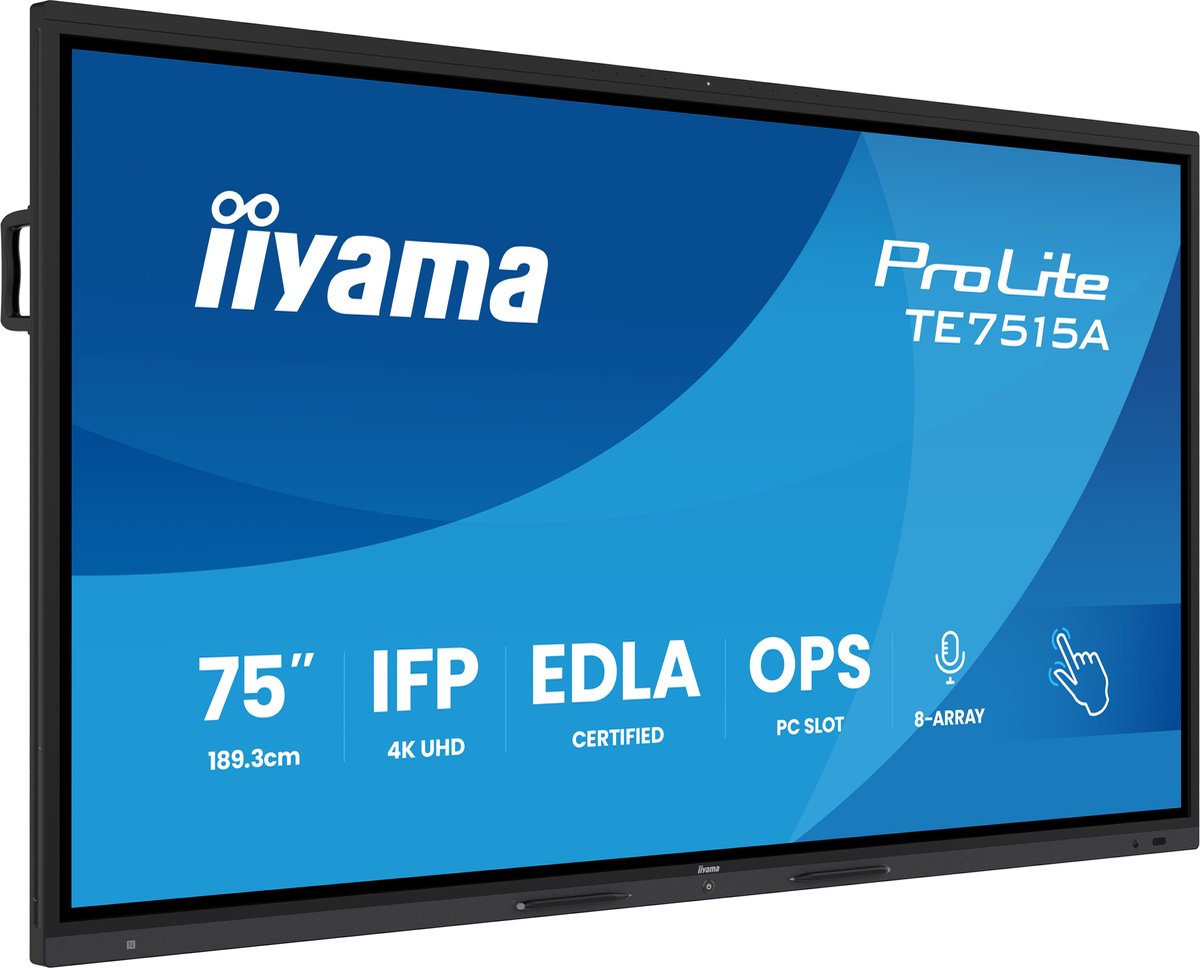 Monitor Iiyama TE7515A-B1AG 75" 4K Ultra HD