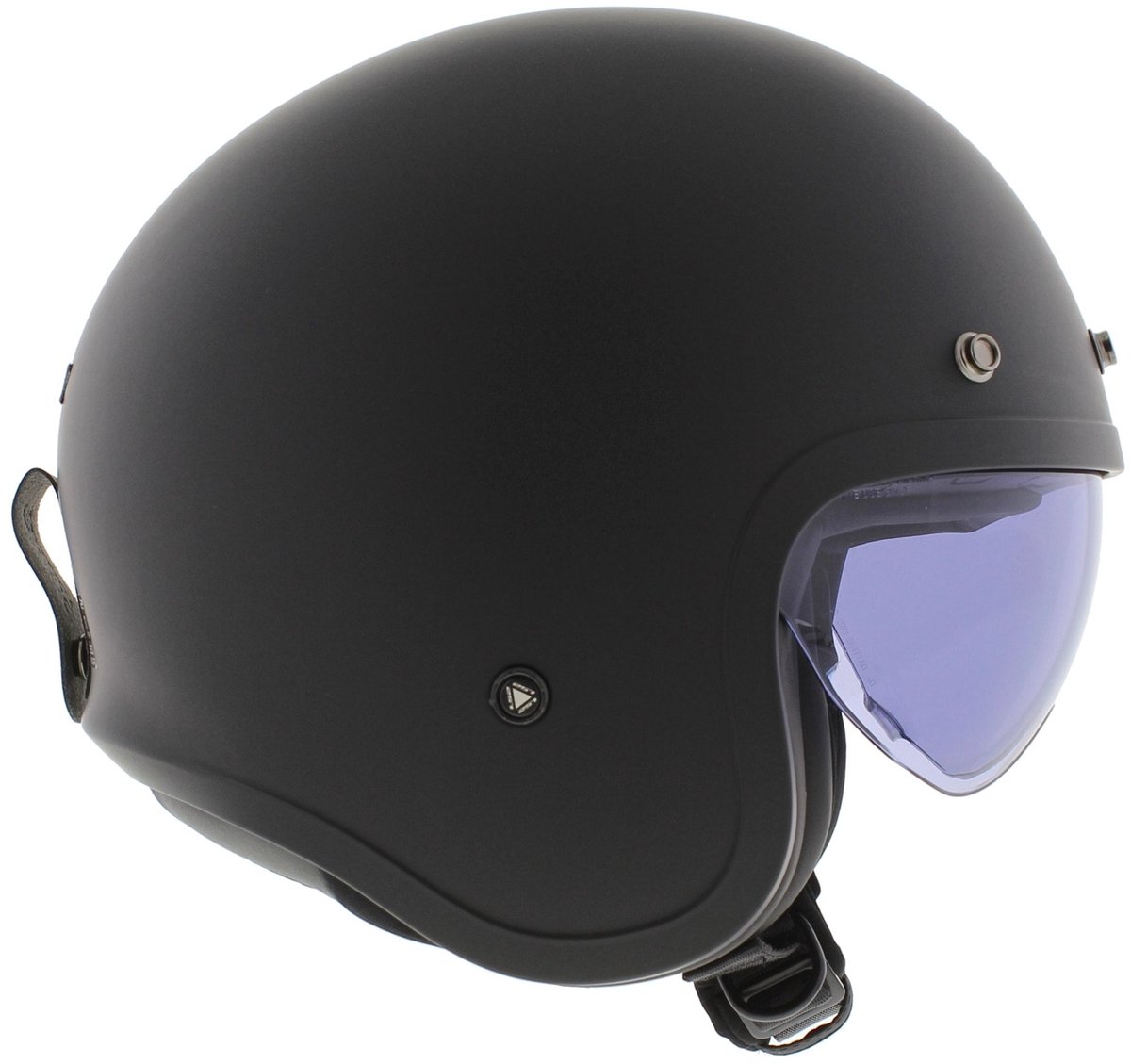 LS2 OF599 Spitfire II helm mat zwart L special edition inclusief klep – foto 8