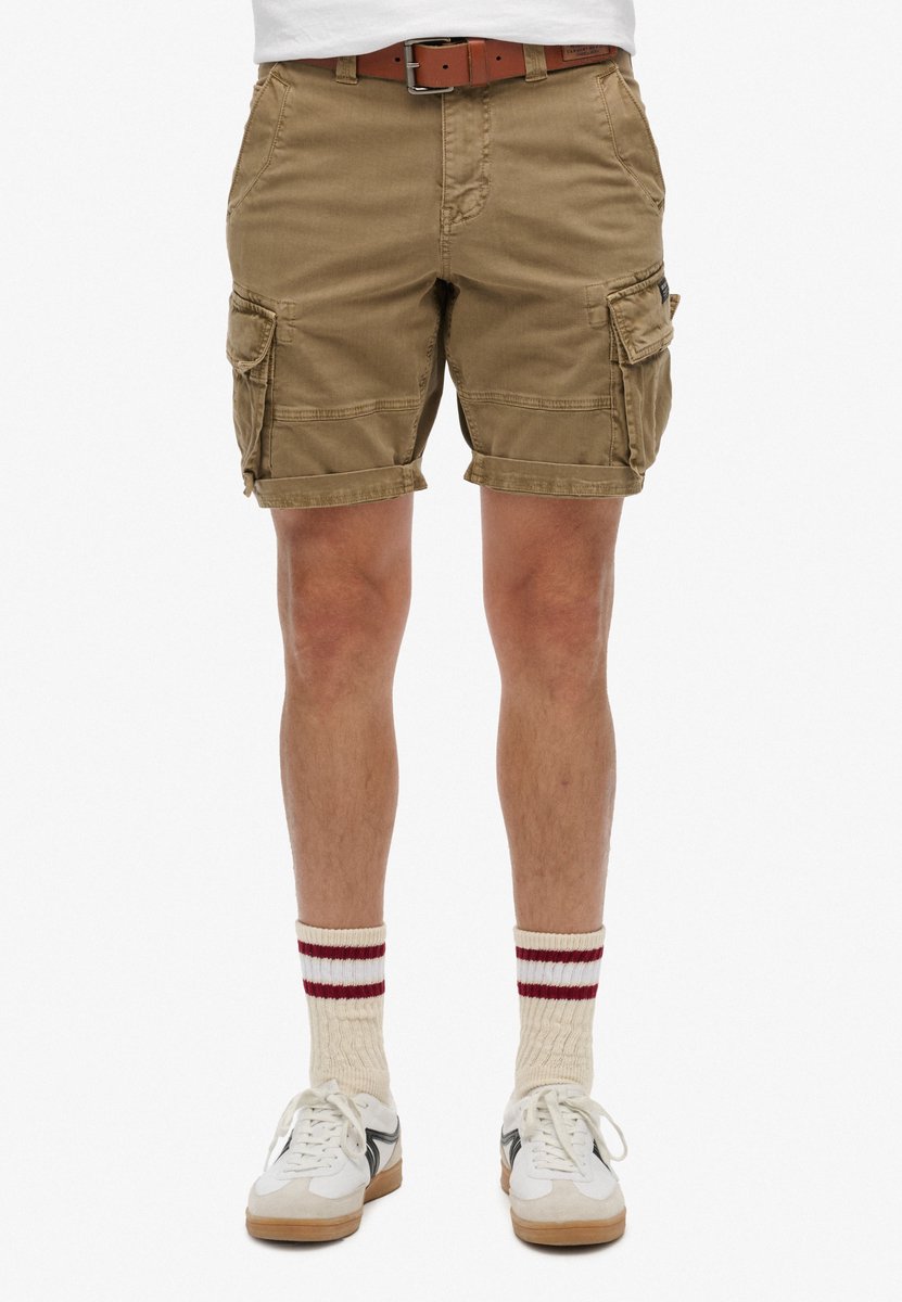 Superdry Core Cargo Short Relaxed Pasvorm Heren Korte broeken Khaki