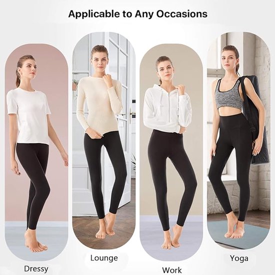 Premium High-Waisted Yoga Legging Serie - Super Elastisch & Ademend - Voor Vrouwen (Maat S/M) - Ideaal voor Fitness, Pilates & Dagelijks Gebruik van premium — afbeelding 5