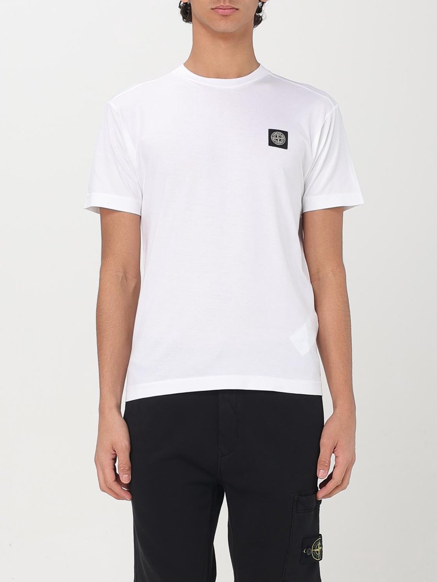 Short Sleeve Crew Neck TShirt - White T-Shirts