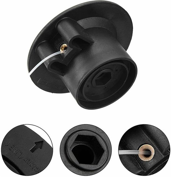 Geschikt voor C5-2-kop voor STIHL bosmaaier FS40 FS45 FS46 FS50 FSE60, JRISBO Autocut C 5-2-draadkop, spoel, vervangende onderdelen, C5.2-trimmerkopaccessoires (1-pack) van JRISBO — afbeelding 4