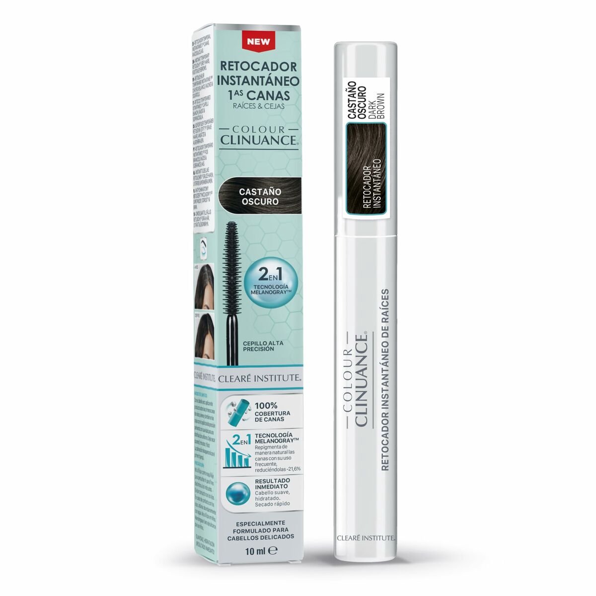 Wenkbrauwtint Clearé Institute COLOUR CLINUANCE Donkerbruin 10 ml
