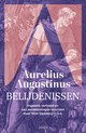 Boekomslag van 'Augustinus Belijdenissen' met een grote sierlijke A en afbeeldingen in paars en roze.