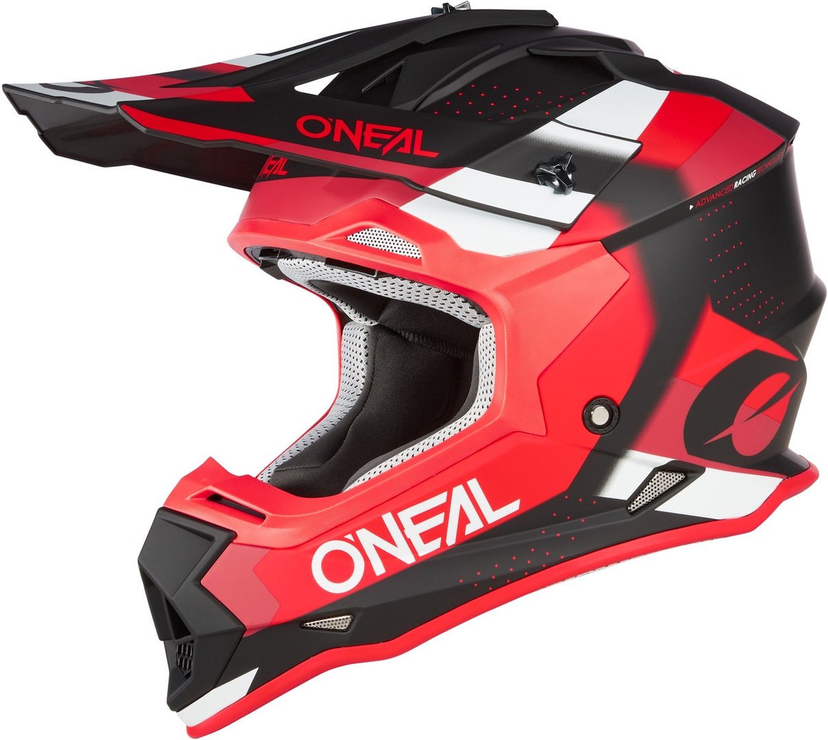 O'NEAL 2Series Spyde V23 Zwart Rood Wit Crosshelm - Helm