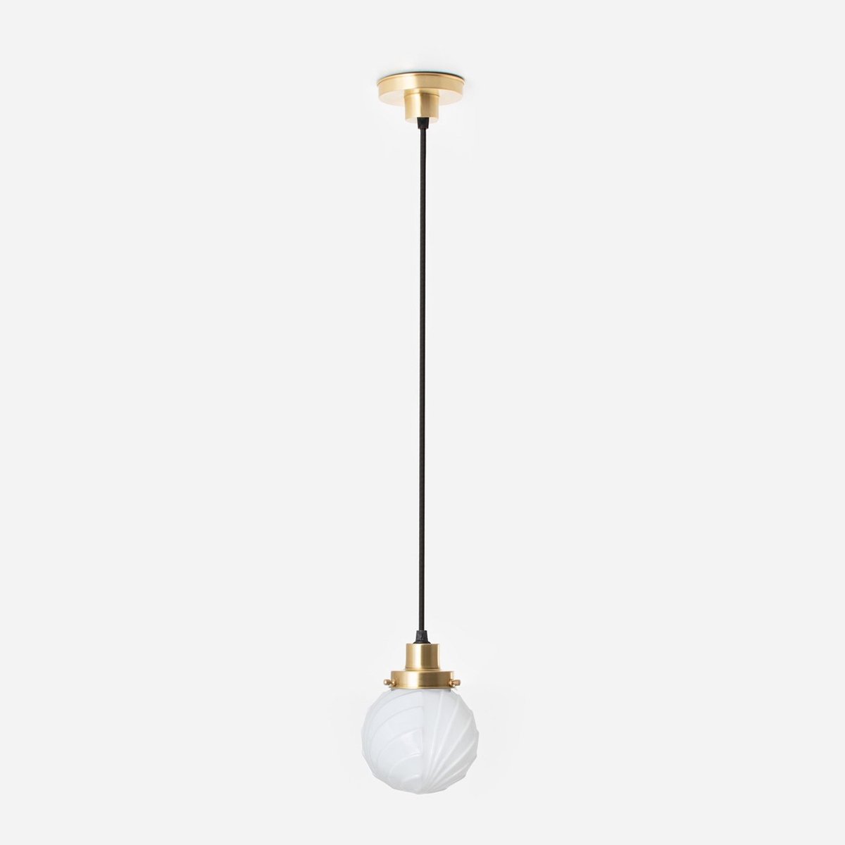 Hanglamp aan snoer Swingbulb 20's Messing - Art Deco Trade