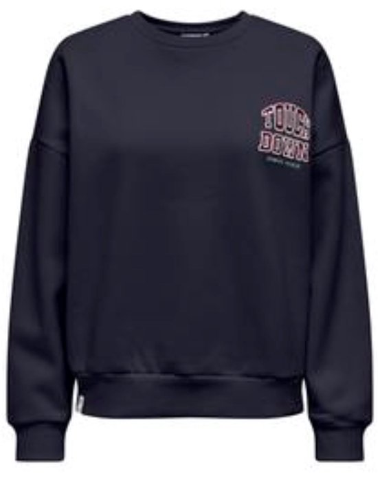 Pull Only Onlrillo L/s Boxy O-neck Cs Swt 15364745 Night Sky/touchdown Femme Taille - L