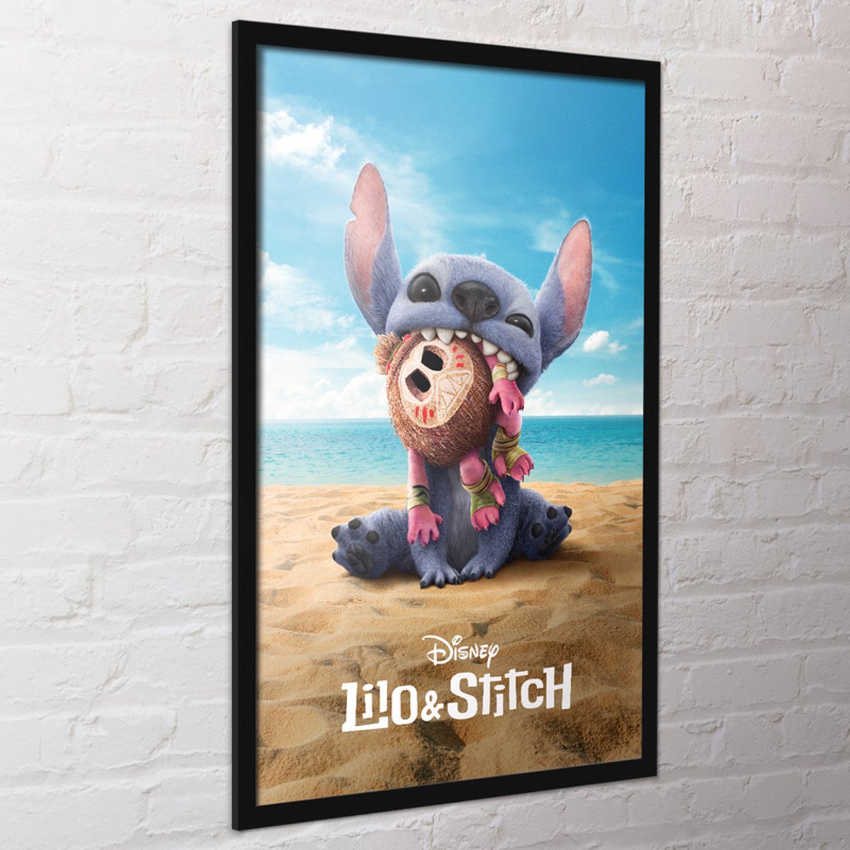 Poster Lilo & Stitch 'Moana' Multicolore – Unisexe, Papier Qualité, Licence Officielle Disney, Parfait Pour Décoration Chambre Ou Fan