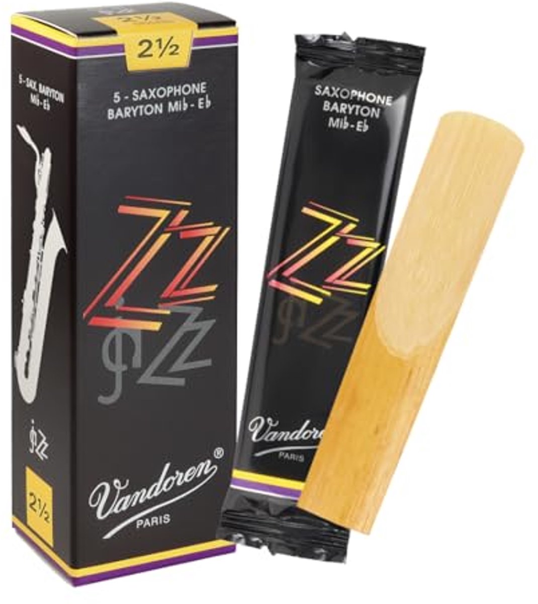 Vandoren 2,5 ZZ rieten Baritonsaxofoon