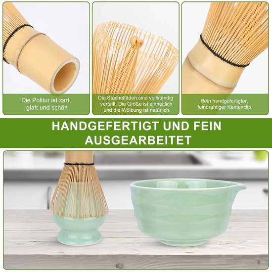 Maison Luméa Matcha Set - Japanse thee set met klopper - 5-delig