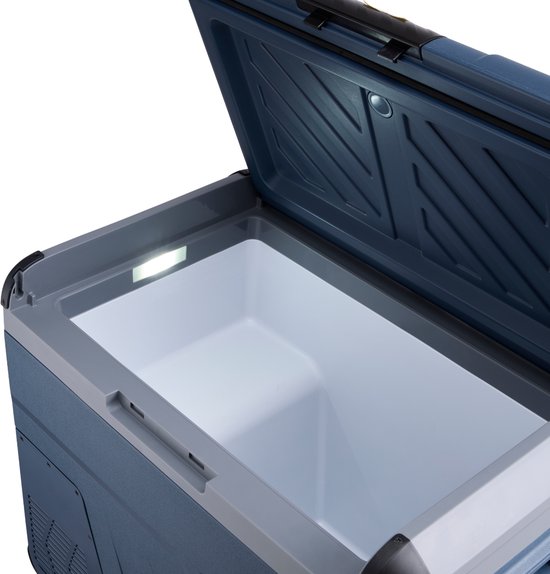 Evolar Elektrische Compressor Koelbox - 45L - Inclusief 2 Accu's - 12V en 230 volt - Coolbox - Donker Blauw van Evolar — afbeelding 3