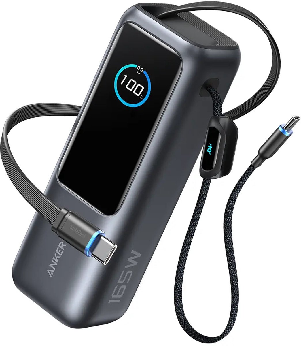 Anker PowerCore Powerbank 25.000mAh - 165W - 3x 100W USB-C - Zwart