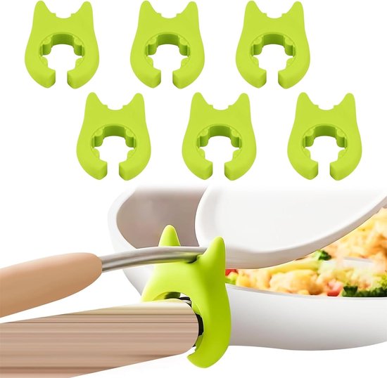 HOLIDYOYO Potdekselhouder Met Lepelhouder Vouwbaar HOLIDYOYO Potdekselhouder Met Lepelhouder Vouwbaar