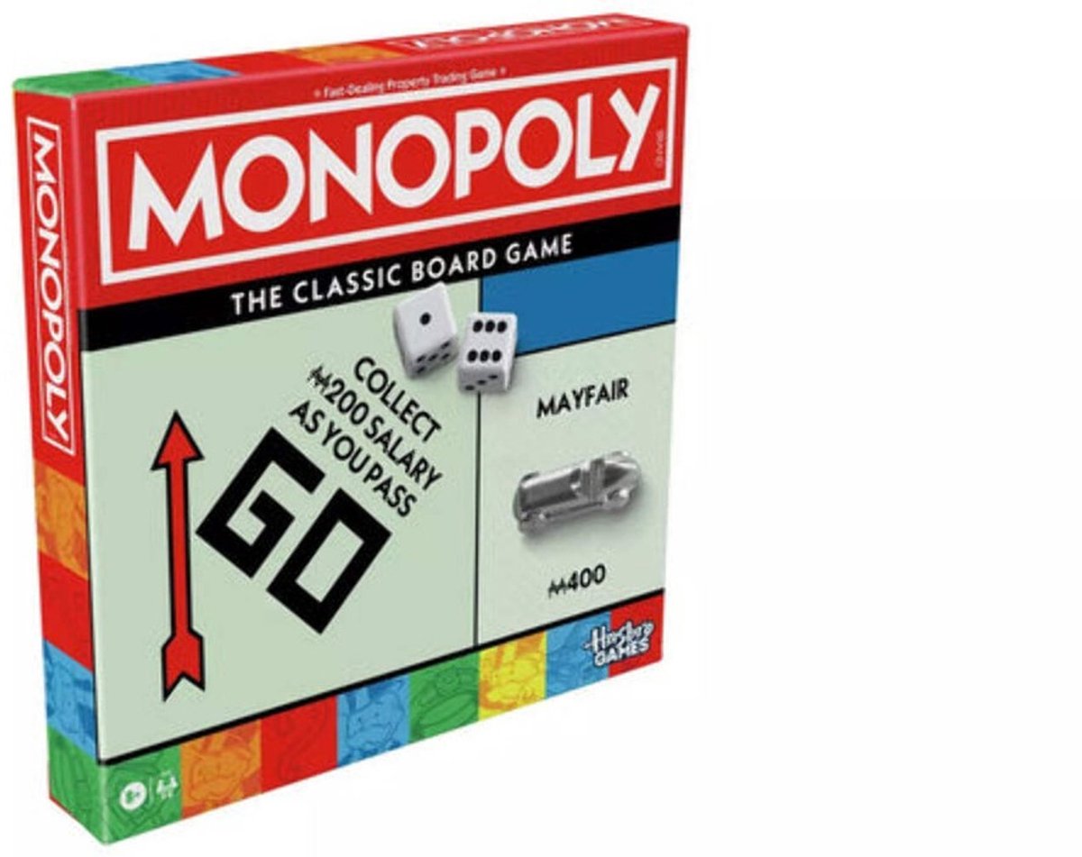 Hasbro bordspel Monopoly Classic - Engelstalig - Familiespel - Educatief speelgoed. — cadeau in Spellen & Speelgoed - foto 7