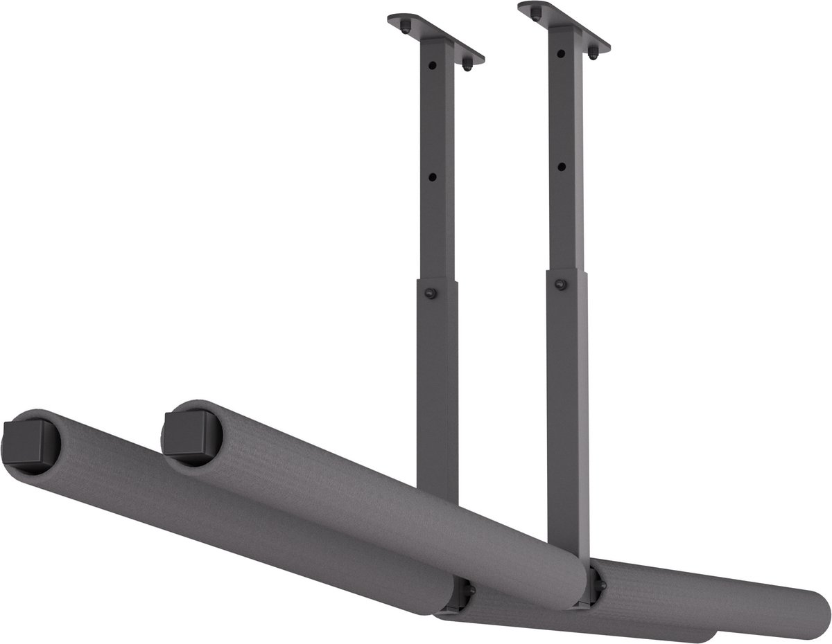 QLS WSU2 ZWART 1 Paar Wandhaak Ophangsysteem Wandmontage Garage Opslag Van Gereedschap Fietsen Ladder Kajak 10316