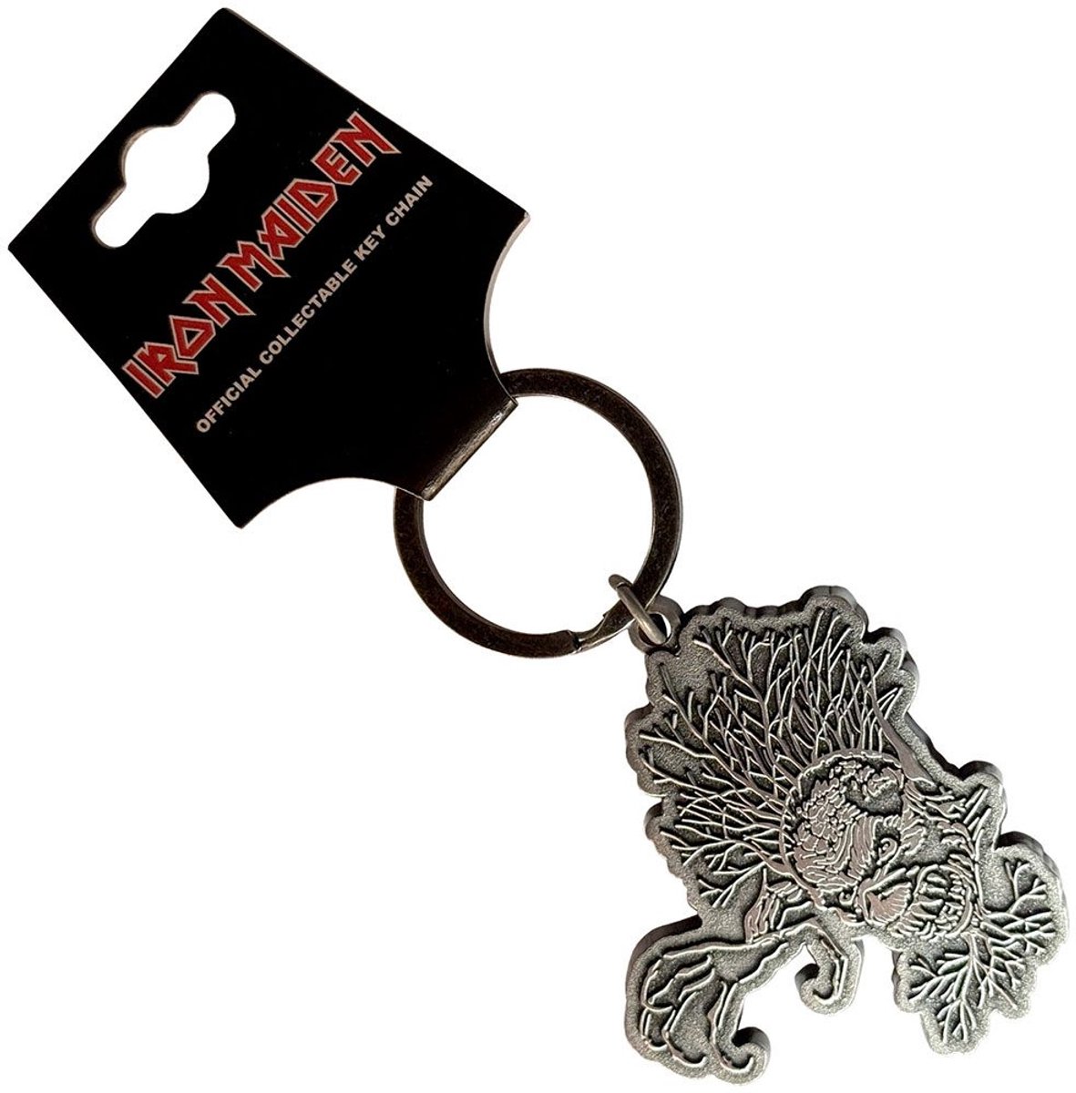 Iron Maiden - Fear Of The Dark Eddie Sleutelhanger - Zilverkleurig