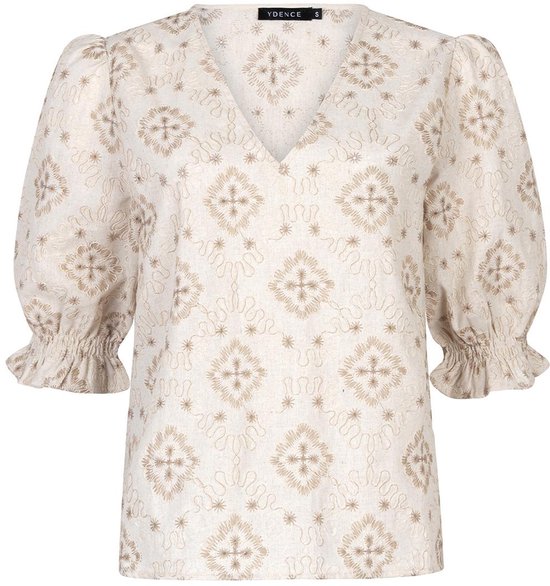 T-shirt Ydence Top Minthe S Hss2508 Écru/beige Femme Taille - M