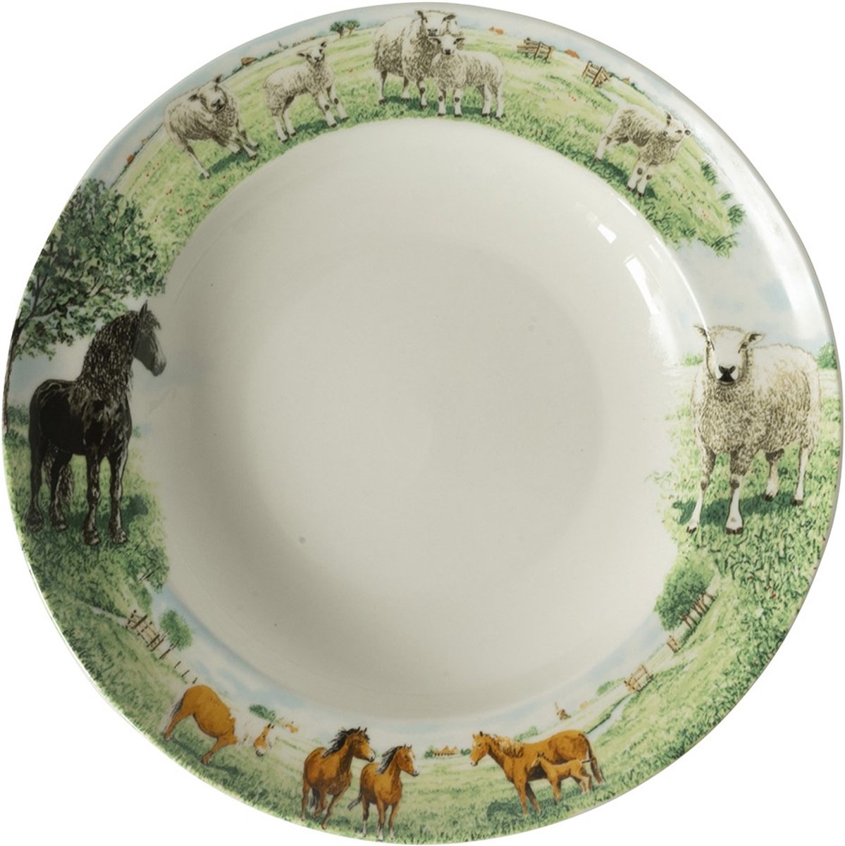 Wiebe's Farm Diep bord paard schaap 6st