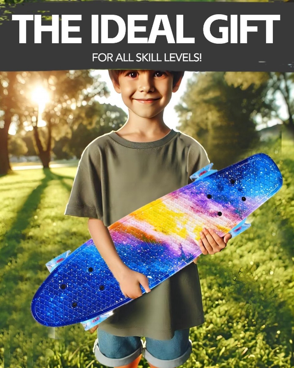 Suotu Skateboard - Wielen met LED-verlichting - ABEC-9 - Tot 50 kg - Skateboard Meisjes/jongens - Skateboard Volwassenen - Cadeau — afbeelding 8
