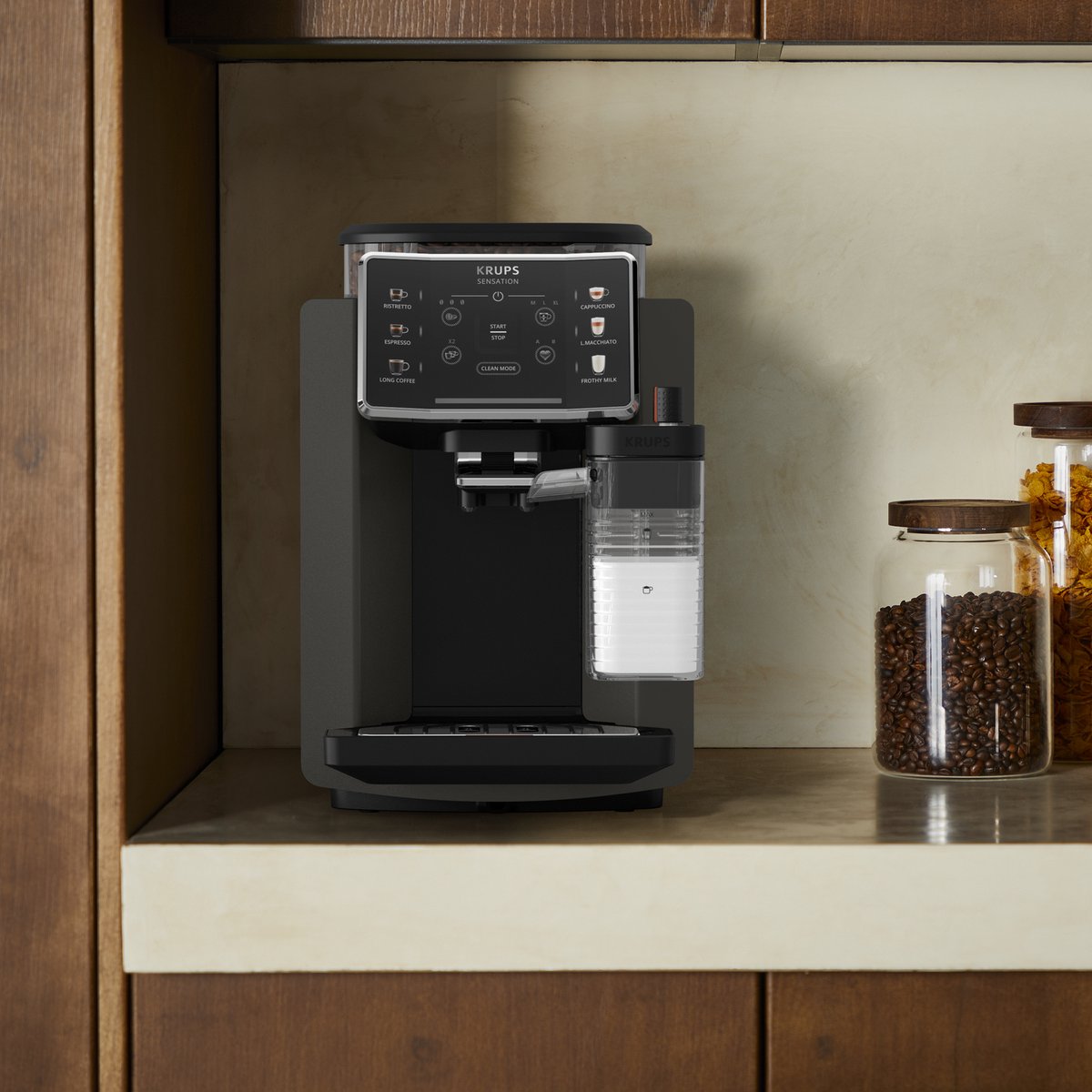 Afbeelding 3 van Krups Sensation Milk EA9129 - Volautomatische espressomachine