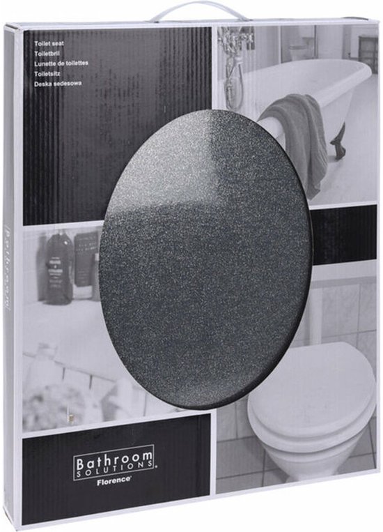 TOILETBRIL GLITTER ZWART - Royall Rol