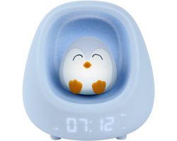 Lampe de nuit HiBuddies avec réveil - Pingouin