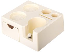 Ibenzoa® Multifunctioneel Koffie Tamperstation voor Barista's - Instelbaar en Eenvoudig Te Reinigen