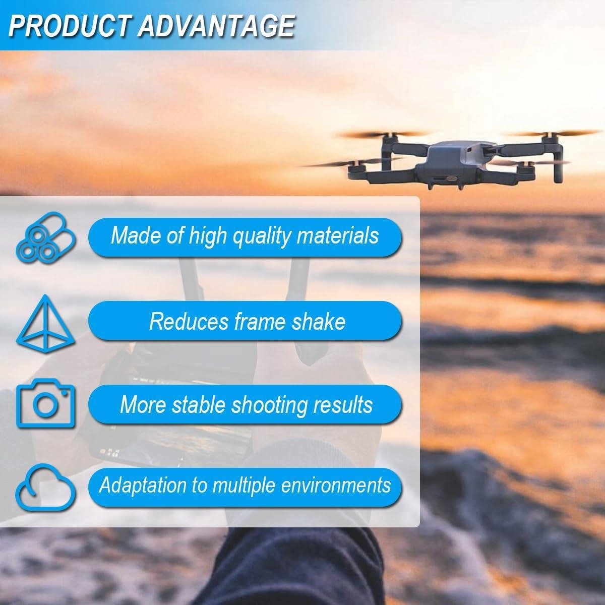 Allecto Plus - Vervangende Camera Schokdemper Beugel met 4 Stuks Schokdemper Dempers voor DJI Mini Drones - Accessoires voor Stabiele Camera Opname - Inclusief Reparatie Gereedschap. – foto 2