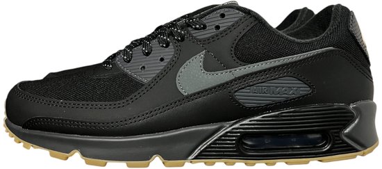 Nike Air Max 90 Black Smoke Grey Gum Reflective FV0387-001